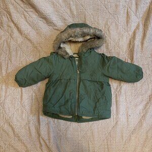 OshKosh B'gosh Hooded Jacket w/ Fur Trim